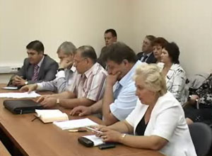 Совещание в городской администрации